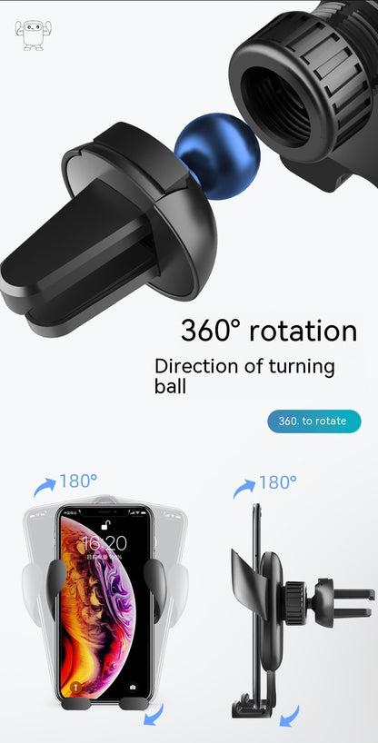 Cartoon Card Buckle Car Vent Mobile Phone Holder