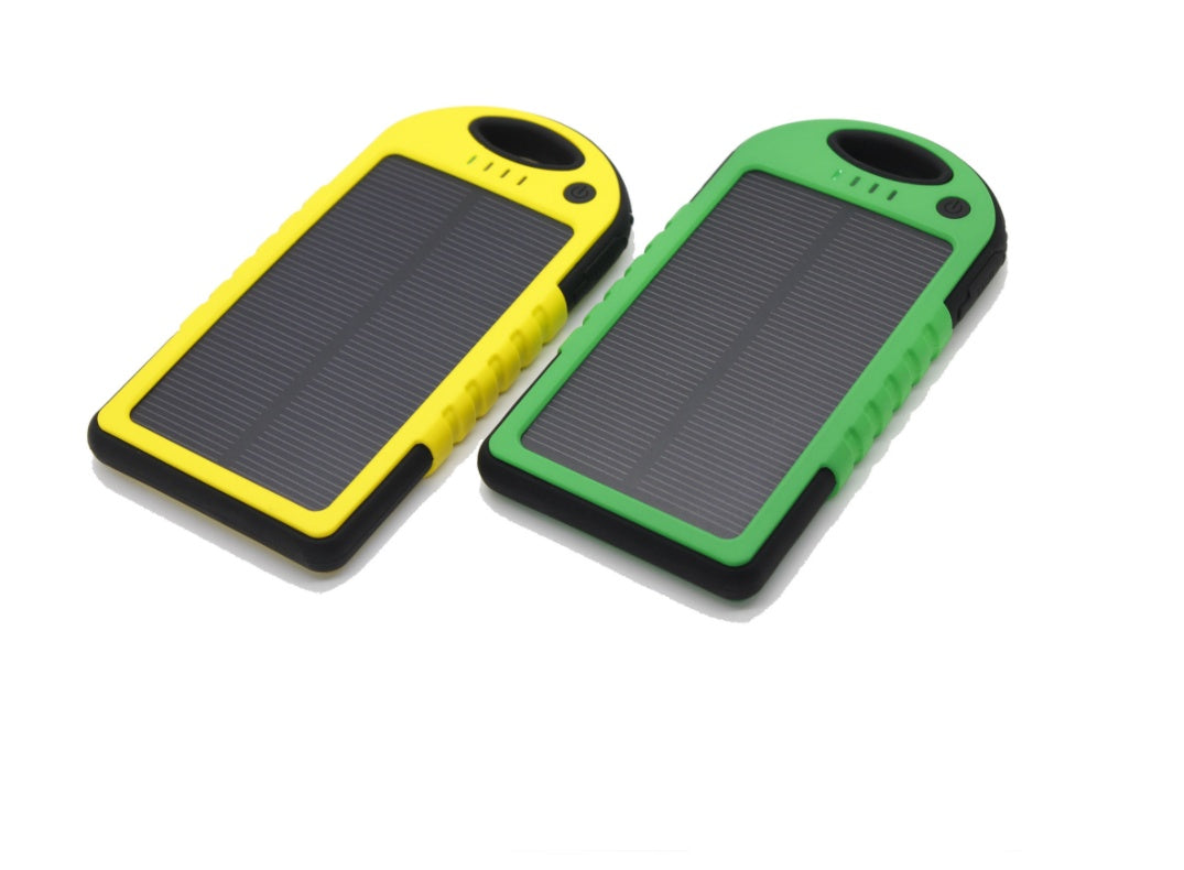 VoltCharge Pro• "Portable Solar Power Bank"