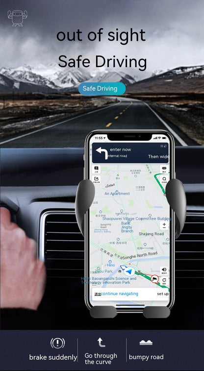 Cartoon Card Buckle Car Vent Mobile Phone Holder