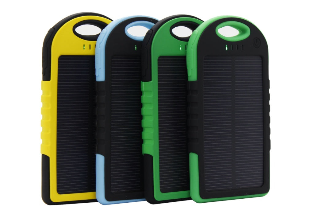 VoltCharge Pro• "Portable Solar Power Bank"