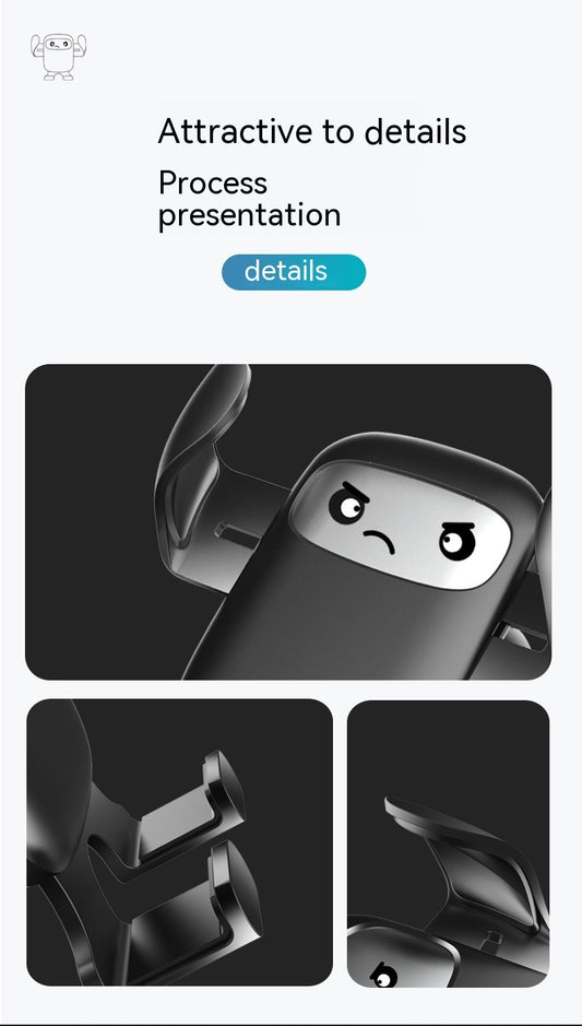 Cartoon Card Buckle Car Vent Mobile Phone Holder